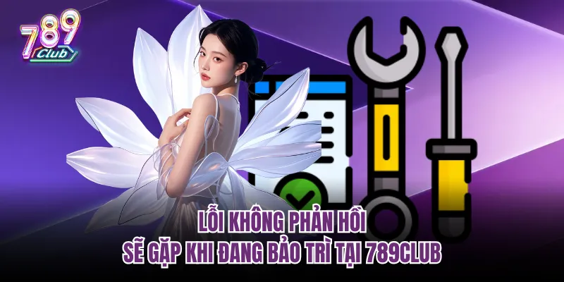 Lỗi không phản hồi sẽ gặp khi đang bảo trì tại 789club