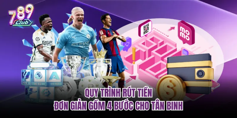 Quy trình rút tiền đơn giản gồm 4 bước cho tân binh